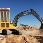 Excavation at Mandalay Bay Convention Center expansion project