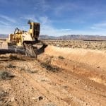Trenchers at Moapa First Solar Project